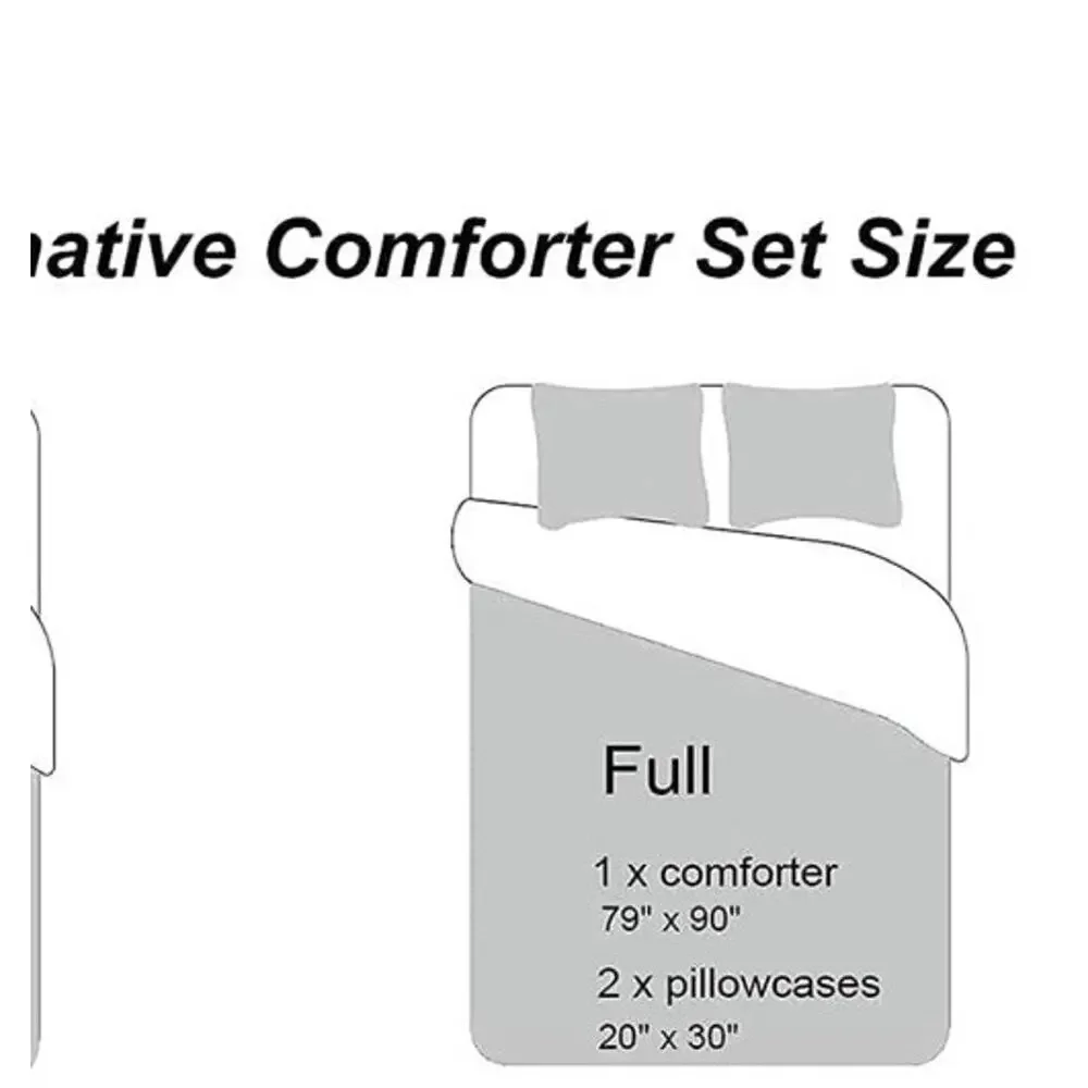 3 Pcs Full Size Bedding Set, Gaming Comforter Pillow Case Set for Boys Teens NIB